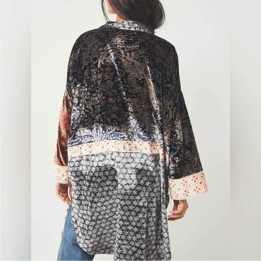 We the free People Vancouver  Stylish Multicolor Long Coat - Picture 3 of 8